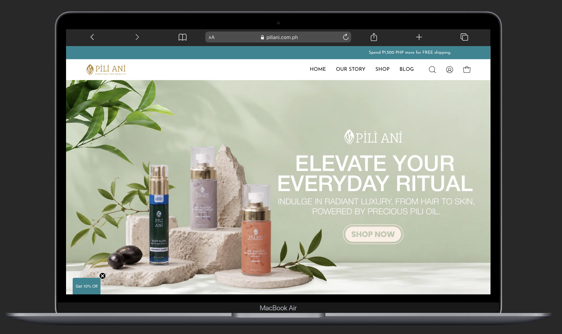 Piliani Shopify Store